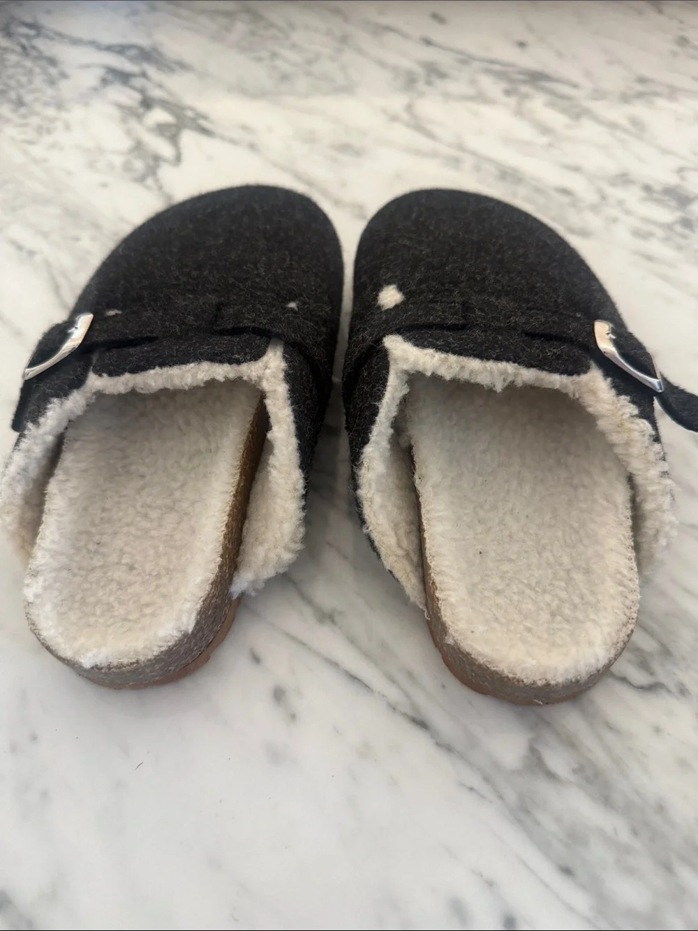 Gap Kids Cozy Sherpa Clogs - Black